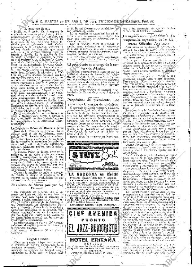 ABC MADRID 30-04-1929 página 20