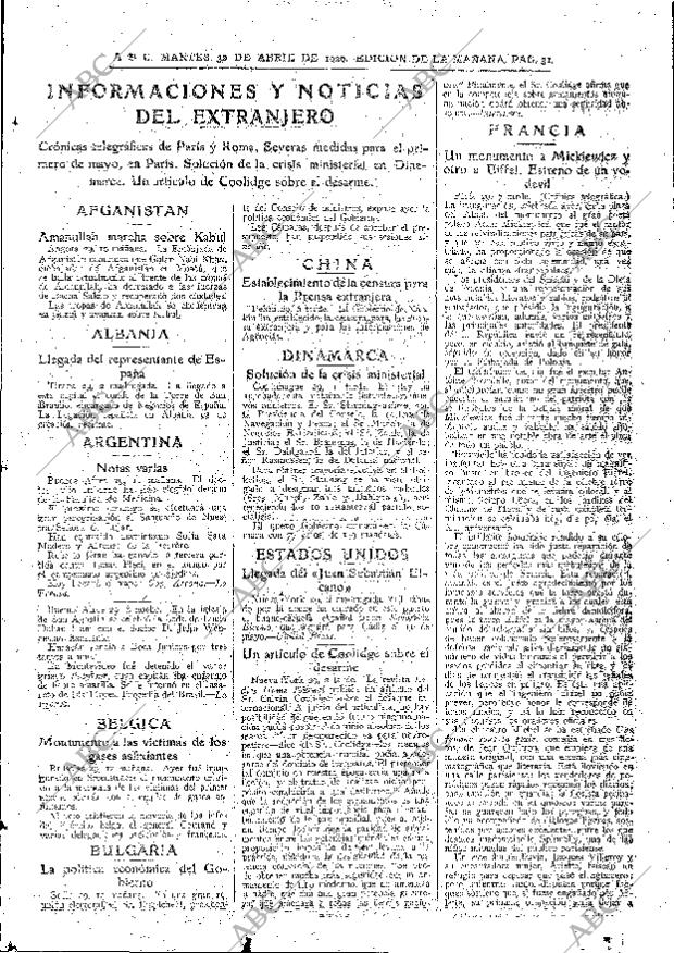 ABC MADRID 30-04-1929 página 31