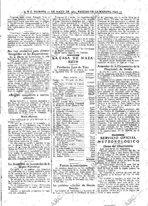 ABC MADRID 17-05-1929 página 17