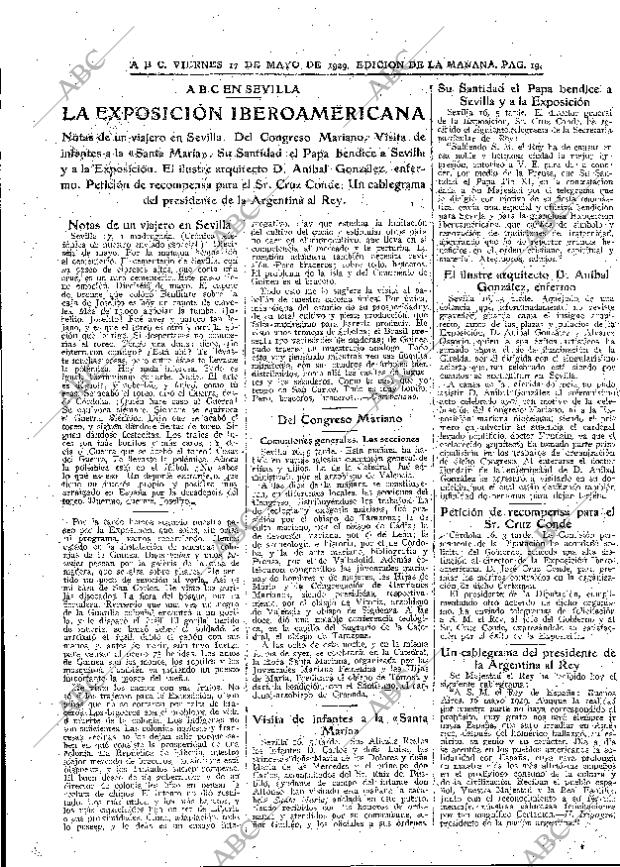 ABC MADRID 17-05-1929 página 19