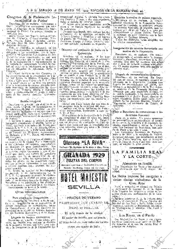ABC MADRID 18-05-1929 página 21
