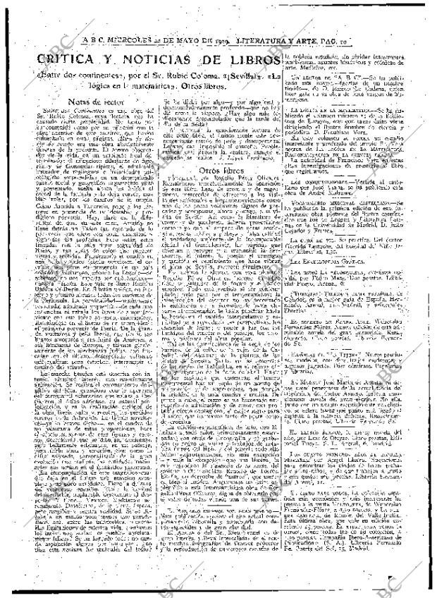 ABC MADRID 22-05-1929 página 10