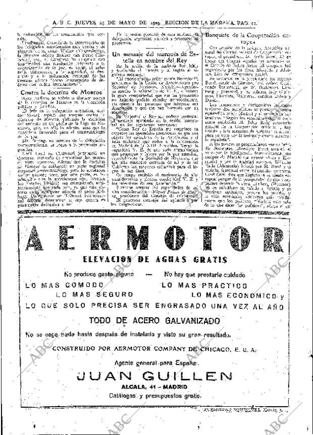 ABC MADRID 23-05-1929 página 22