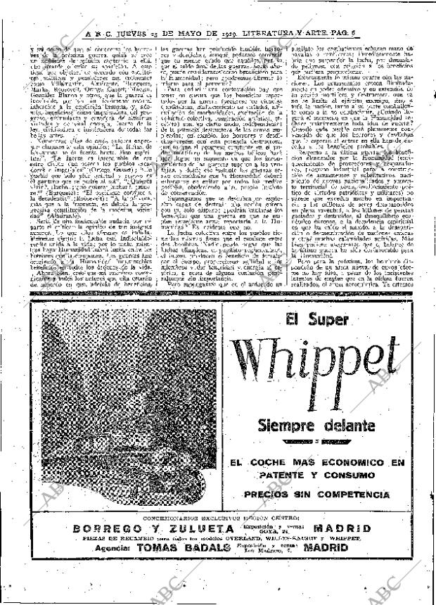 ABC MADRID 23-05-1929 página 6