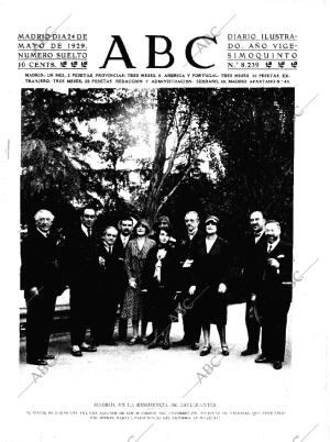ABC MADRID 24-05-1929 página 1