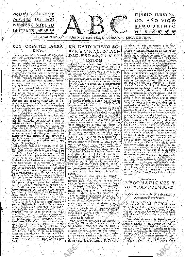 ABC MADRID 24-05-1929 página 15