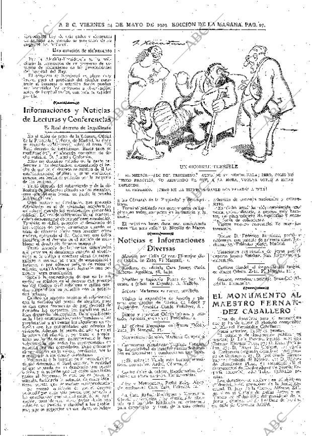 ABC MADRID 24-05-1929 página 27