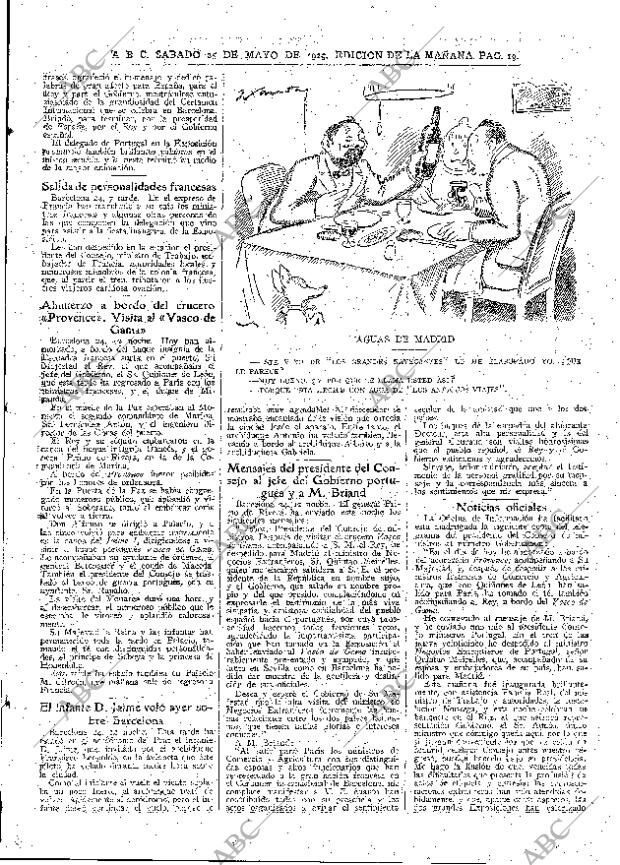 ABC MADRID 25-05-1929 página 19