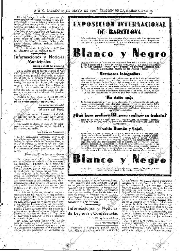 ABC MADRID 25-05-1929 página 27