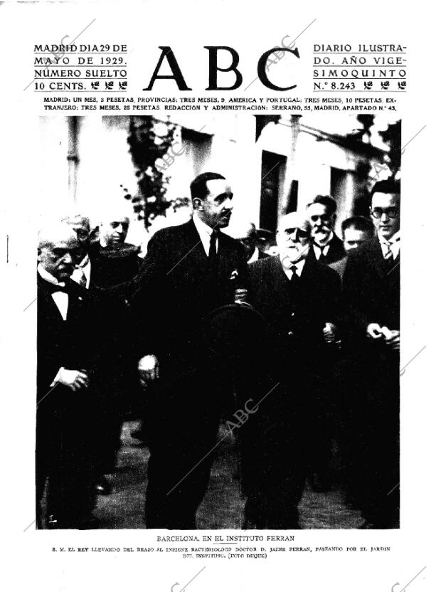 ABC MADRID 29-05-1929 página 1