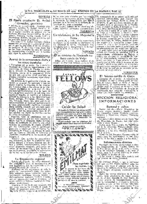 ABC MADRID 29-05-1929 página 33