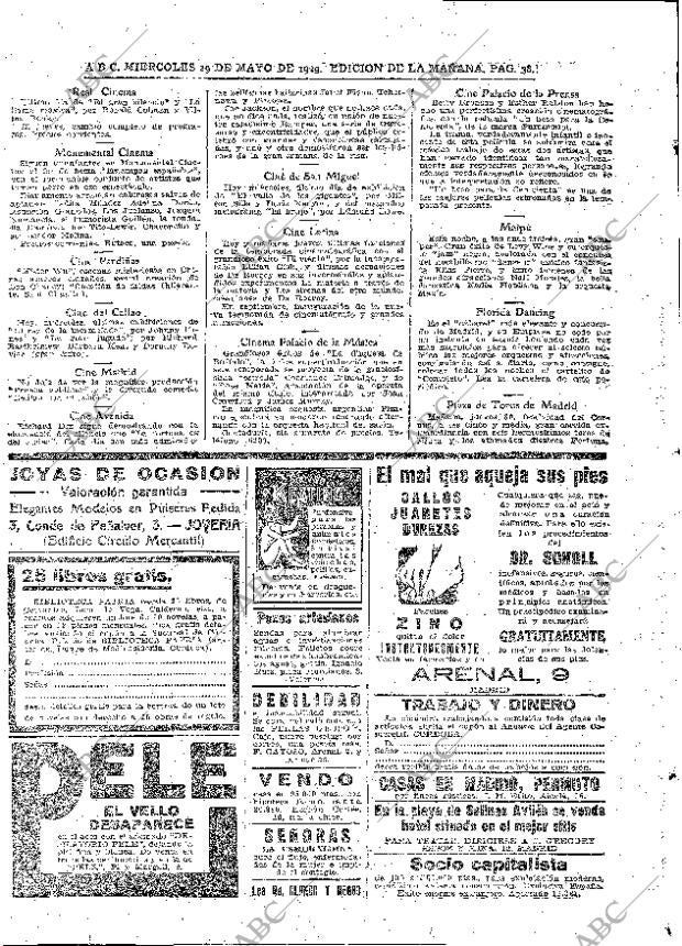 ABC MADRID 29-05-1929 página 38