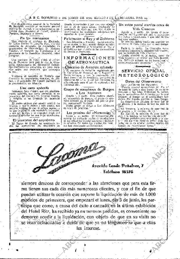 ABC MADRID 02-06-1929 página 24