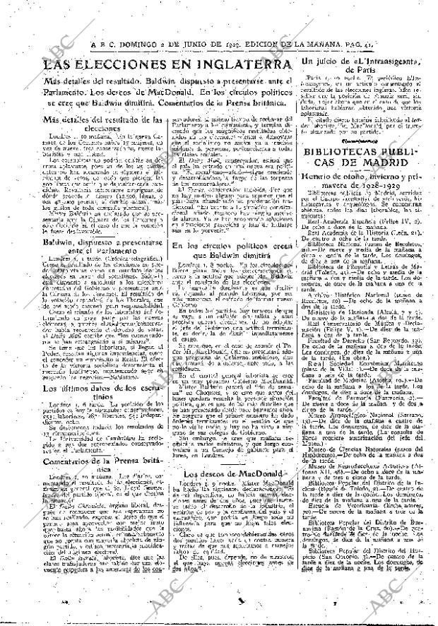 ABC MADRID 02-06-1929 página 41