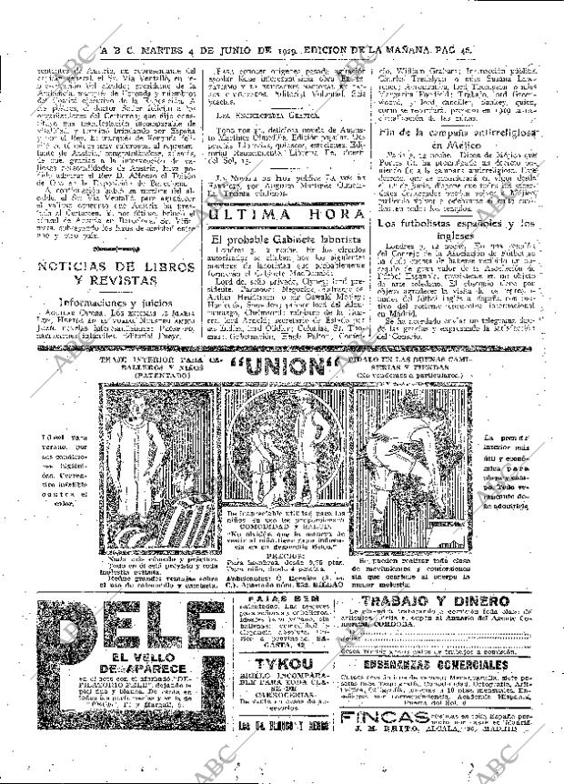 ABC MADRID 04-06-1929 página 46