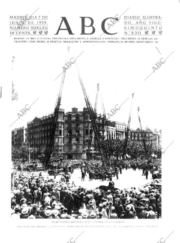 ABC MADRID 07-06-1929 página 1