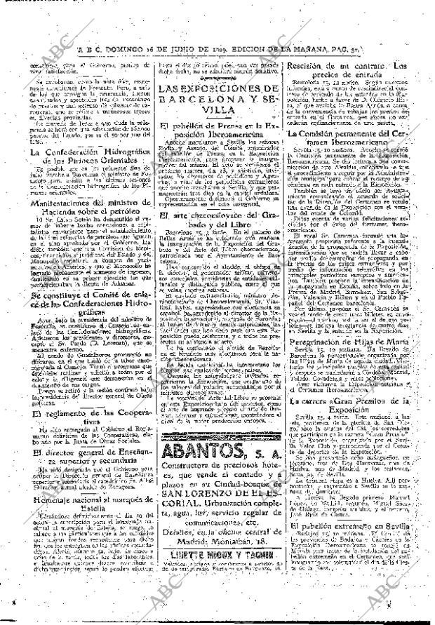 ABC MADRID 16-06-1929 página 31