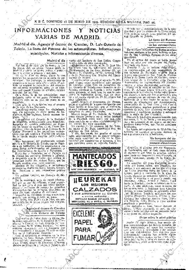 ABC MADRID 16-06-1929 página 37