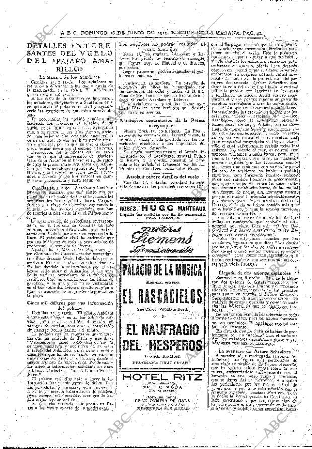 ABC MADRID 16-06-1929 página 41