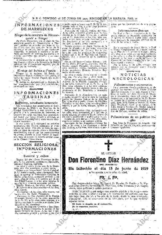 ABC MADRID 16-06-1929 página 52