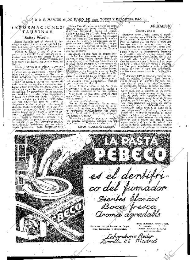 ABC MADRID 18-06-1929 página 10