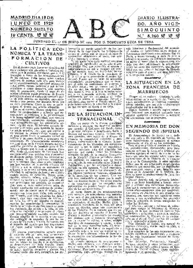 ABC MADRID 18-06-1929 página 21