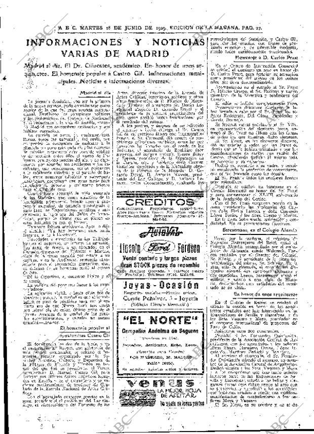 ABC MADRID 18-06-1929 página 27