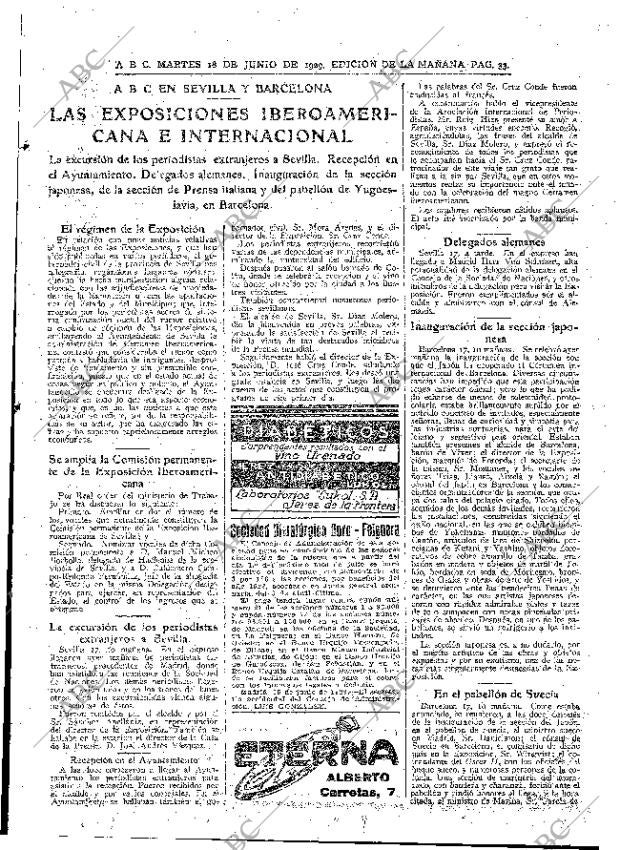 ABC MADRID 18-06-1929 página 33