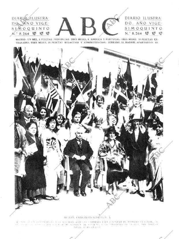 ABC MADRID 22-06-1929 página 1