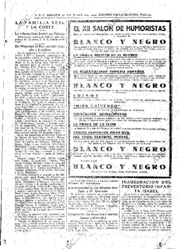 ABC MADRID 22-06-1929 página 25