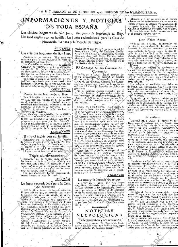ABC MADRID 22-06-1929 página 33