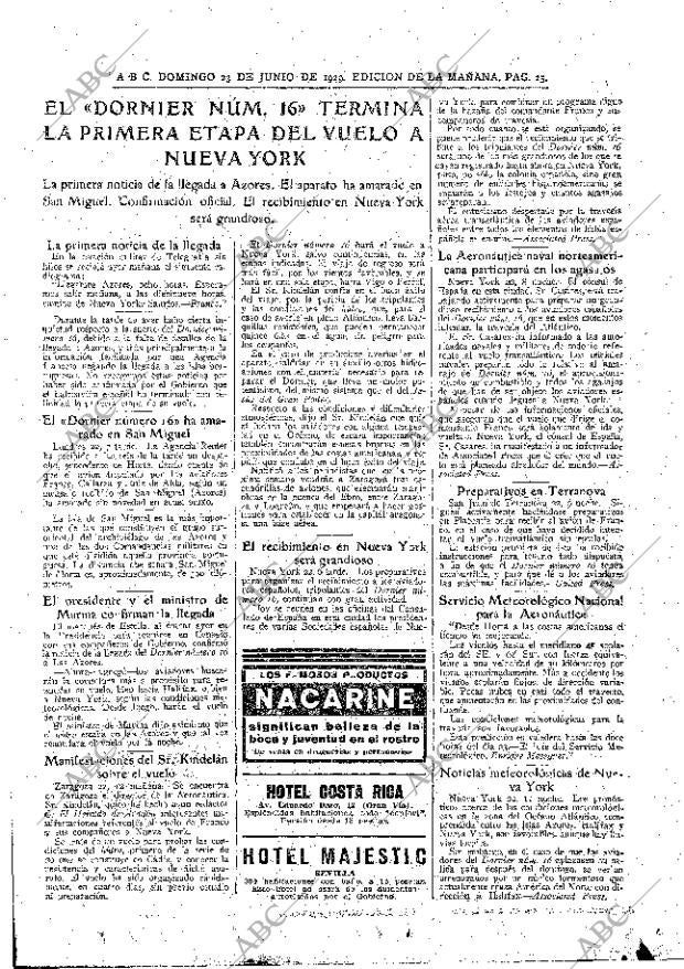 ABC MADRID 23-06-1929 página 25