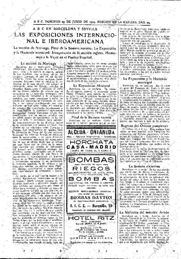 ABC MADRID 23-06-1929 página 29