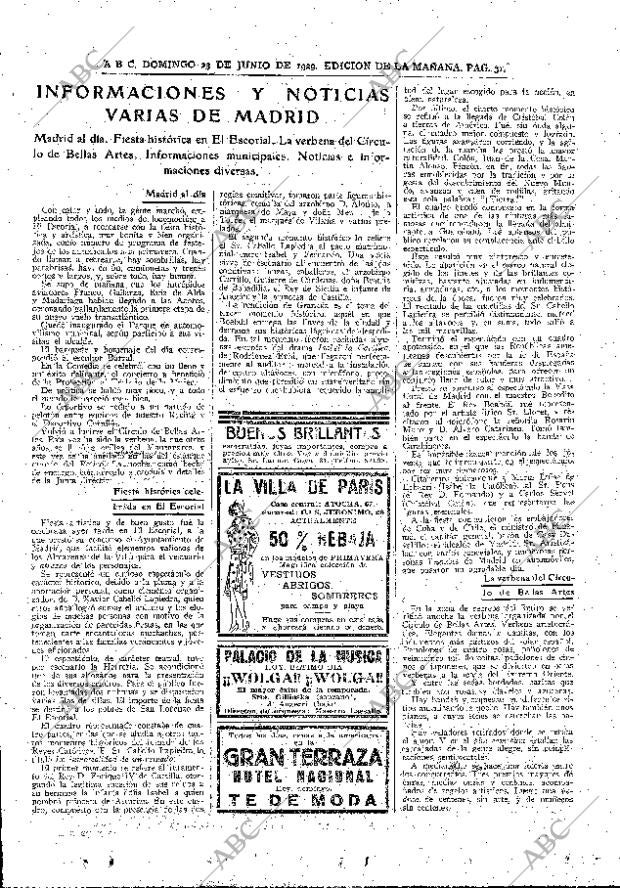 ABC MADRID 23-06-1929 página 31