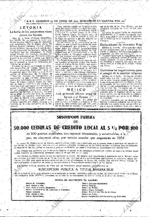 ABC MADRID 23-06-1929 página 42