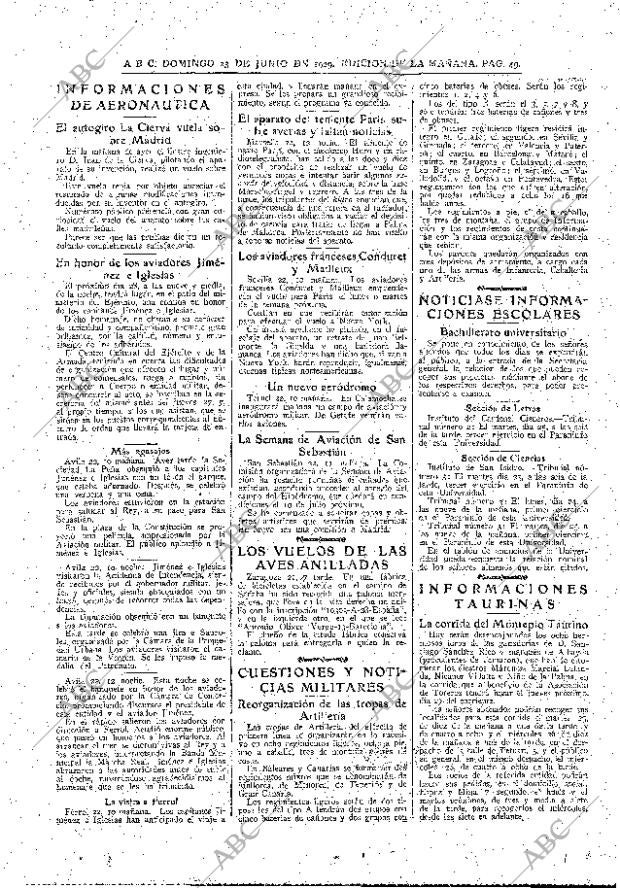 ABC MADRID 23-06-1929 página 49