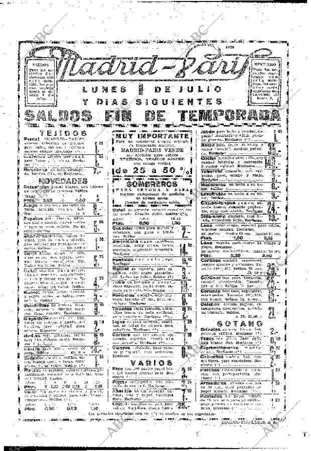 ABC MADRID 30-06-1929 página 40