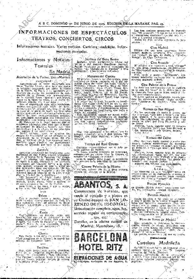 ABC MADRID 30-06-1929 página 49