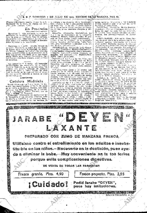 ABC MADRID 07-07-1929 página 66