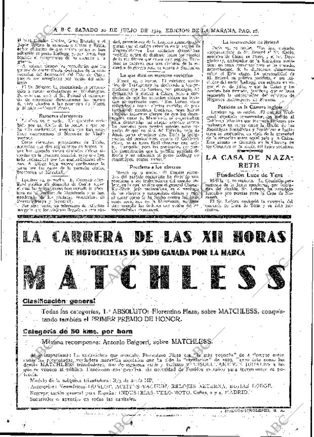 ABC MADRID 20-07-1929 página 16