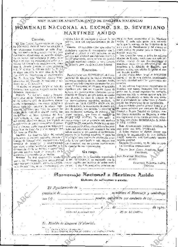 ABC MADRID 20-07-1929 página 18