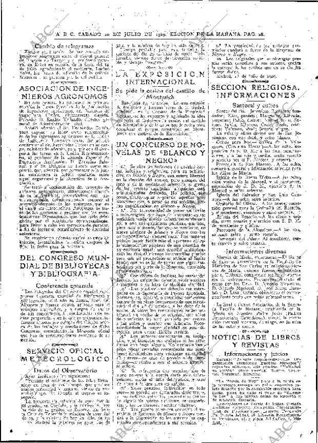 ABC MADRID 20-07-1929 página 28