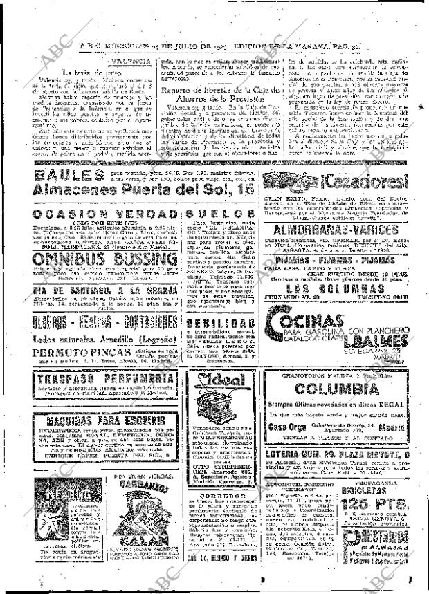 ABC MADRID 24-07-1929 página 30