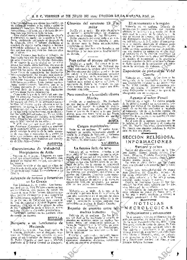 ABC MADRID 26-07-1929 página 30