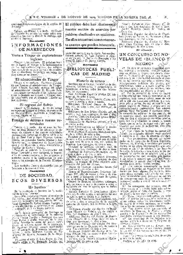 ABC MADRID 02-08-1929 página 16