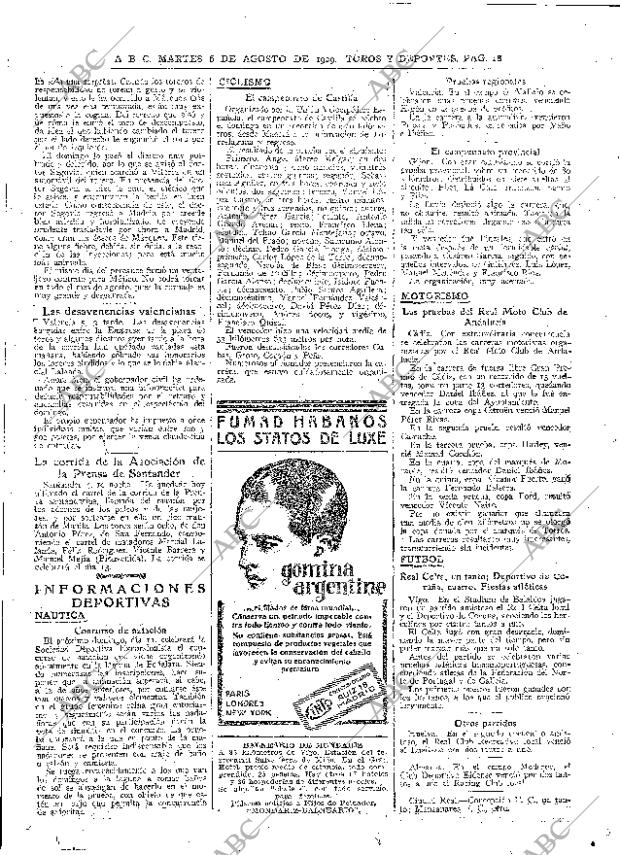 ABC MADRID 06-08-1929 página 18