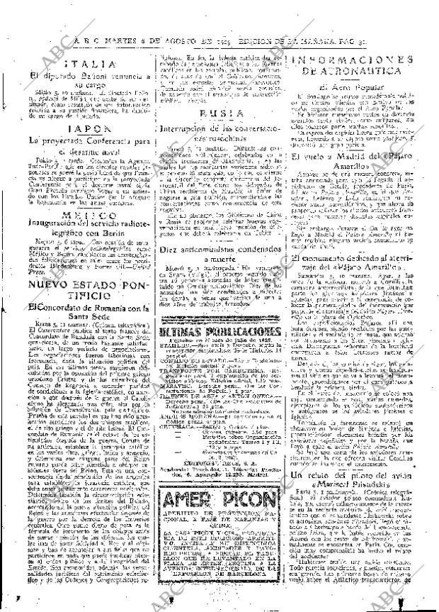 ABC MADRID 06-08-1929 página 31