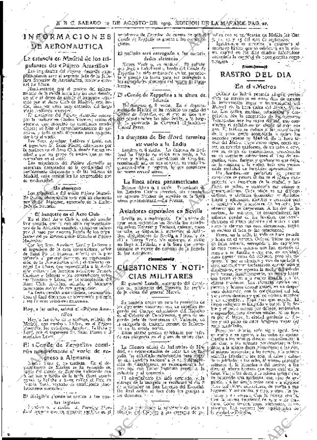 ABC MADRID 10-08-1929 página 21