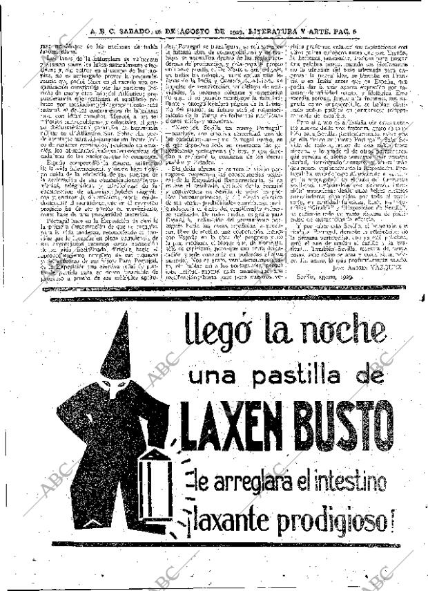 ABC MADRID 10-08-1929 página 6