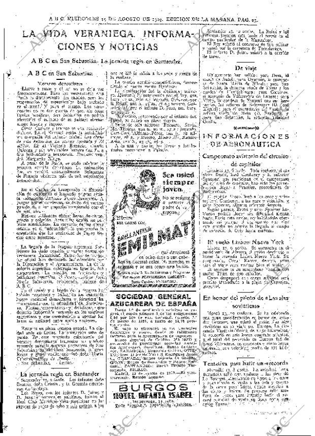 ABC MADRID 14-08-1929 página 23